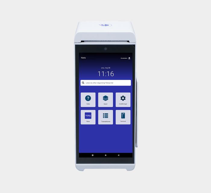 Kortterminalen Nets SmartPOS N950